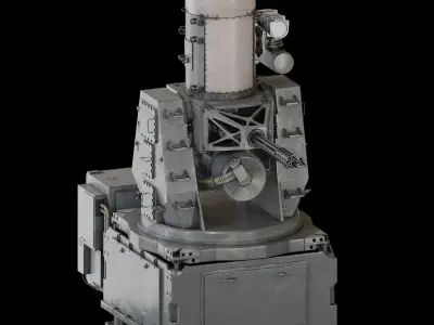 Phalanx CIWS Low-poly 3D model