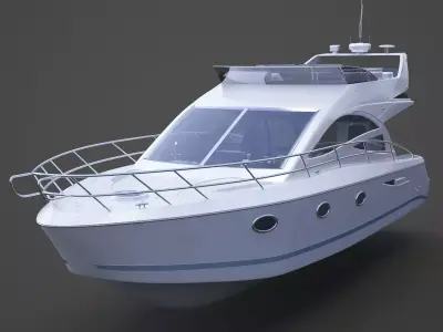 Photorealistic Yacht 01 3D model