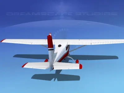 Cessna 175 Skylark V13 3D model