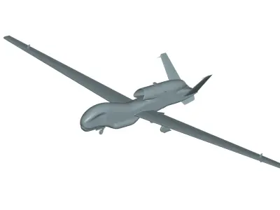 RQ4 Global Hawk 3D model