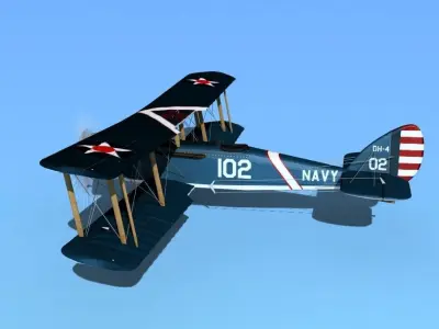 Airco DH-4 V04 US Navy 3D model