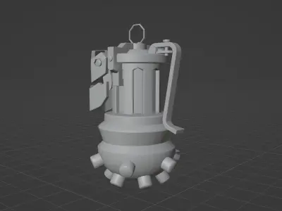Jinx grenade  Low-poly 3D model