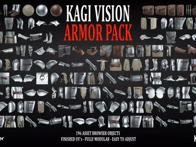 Kagi Vision Armor Pack Free 3D model
