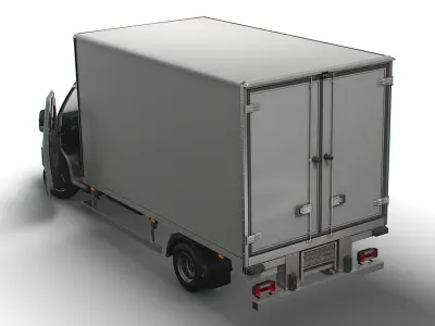 Iveco Dayli Box HQ Interior 2023 3D model