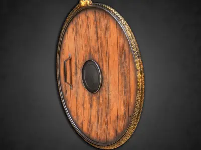 Cobra Shield - Game Asset - PBR Low-poly 3D model