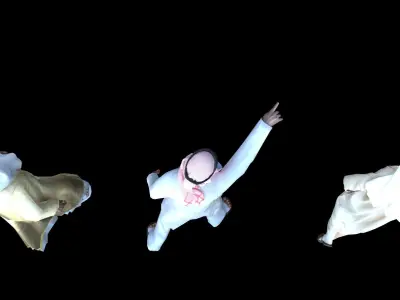 The men of Islam 3D model 3D model