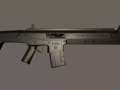 Bushmaster ACR Low-poly 3D model