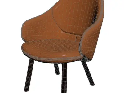 lounge chair 3ds model Free 3D model
