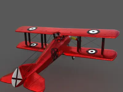 E1 Plane 3D model