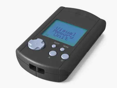Portable Game Memory Unit 3D model