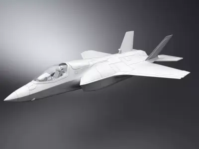 F35B Lightning II scale model 3D print model