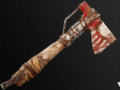 Post Apocalyptic Melee Weapons VOL 2 Low-poly 3D model