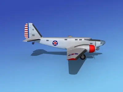 Douglas B-18A Bolo V02 3D model