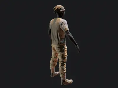 Skull armor 12 Low-poly 3D model