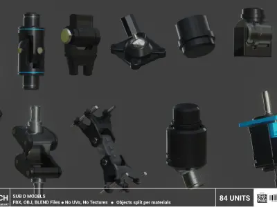 MECH KITBASH 3D model