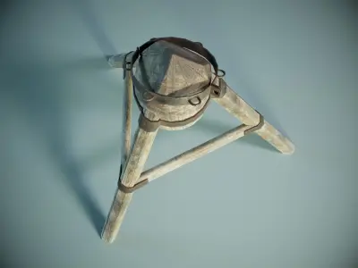 Judas Cradle PBR Low-poly 3D model