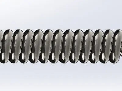 Compression spring Free 3D model