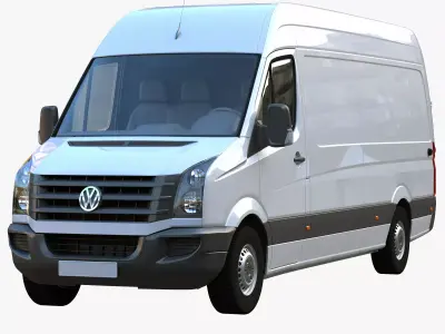 VW Crafter Van 3D model