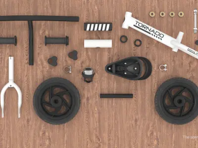 White Balance Bike 3D Model