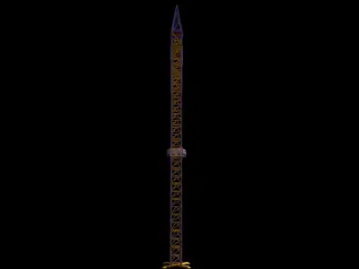 Drop Tower Ride Free 3D model