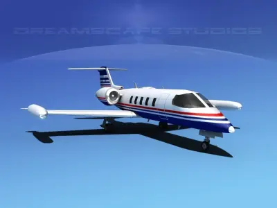 Gates Bombardier Learjet 35 V05 3D model