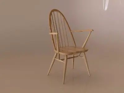 Modern armchair  3D model Free 3D model