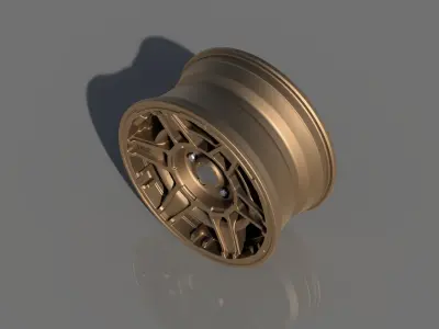 HRE FT1 highpoly rim 3D model