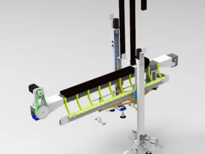 Cantilever multi-axis manipulator 3D model