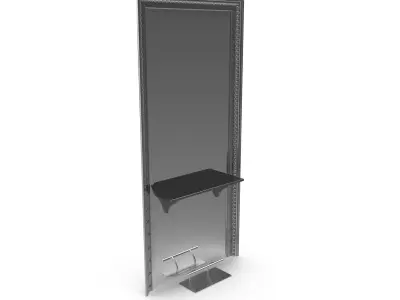 Barber working place B 3D model