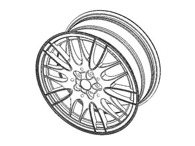 Classics Style Rims 3D model