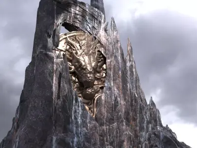 Dragon Bane Mountain 3 3D model