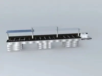 Kit 006 Mesa Self Service por: Alex Marques Free 3D model