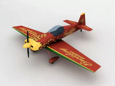 Cap 232 Aircraft Breitling Academy LOW Low-poly 3D model