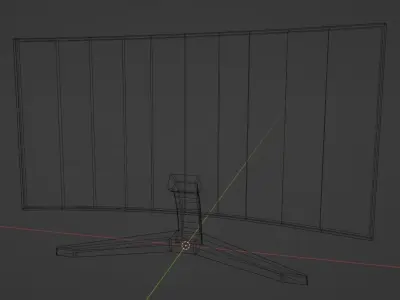 Monitor Free low-poly 3D model