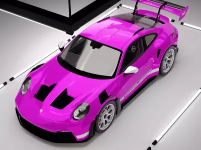 Porsche 911 GT3 RS Free 3D model
