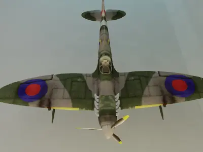 SpitFire MKII 3D model