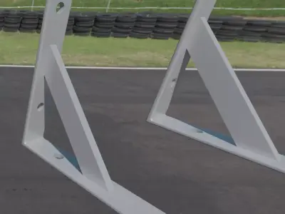 Adjustable Wall Bracket 3D Model 3D model