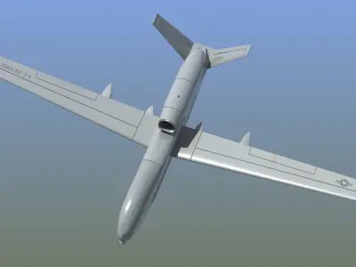RQ-4 Global Hawk Drone 3D model