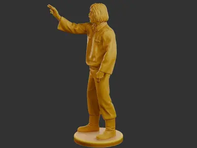 Czechoslovakian firefighter 90s 014 3D print model