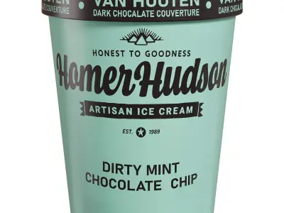 DIRTY MINT CHOCOLATE CHIP by Homerhudson Free low-poly 3D model