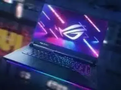 Sci fi Asus 3d laptop model with textures Hyper Realistic 3D model
