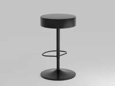 Modern Bar Chair Free 3D model