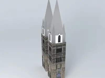 Twin towers Free 3D model