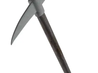 Pick Axe Tools Low-poly 3D model