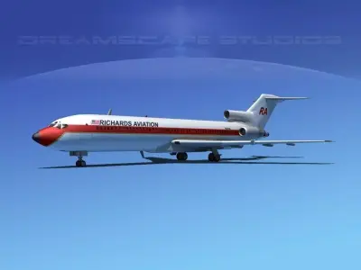 Boeing 727-200 Richards Aviation 3D model