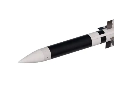 Aster 15 anti-aircraft missiles 3D model