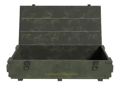 Ammunition Box Low-poly 3D model
