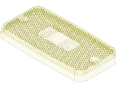 Amber truck lens 3D model