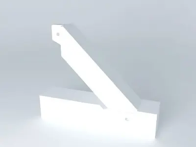 hidden interface beam brace connection Free 3D model
