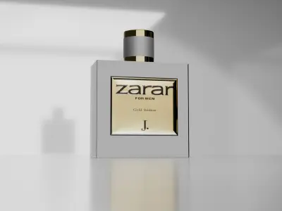 Zarar Perfume Bottle Special Low-poly 3D model